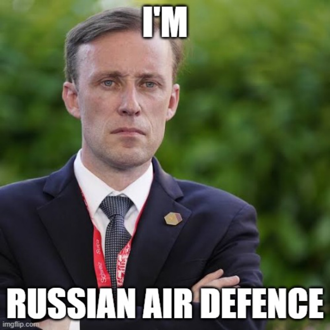 .<a href="/jakesullivan/">Jacob Sullivan</a> may be the least competent #NSA ever: he abandoned #Afghanistan to the #Taliban &amp; is deliberately tilting the battlefield in #Ukraine️ in #ruSSia's favour, particularly by denying Ukraine air power, air defences, long-range precision fires &amp; #NATO support.