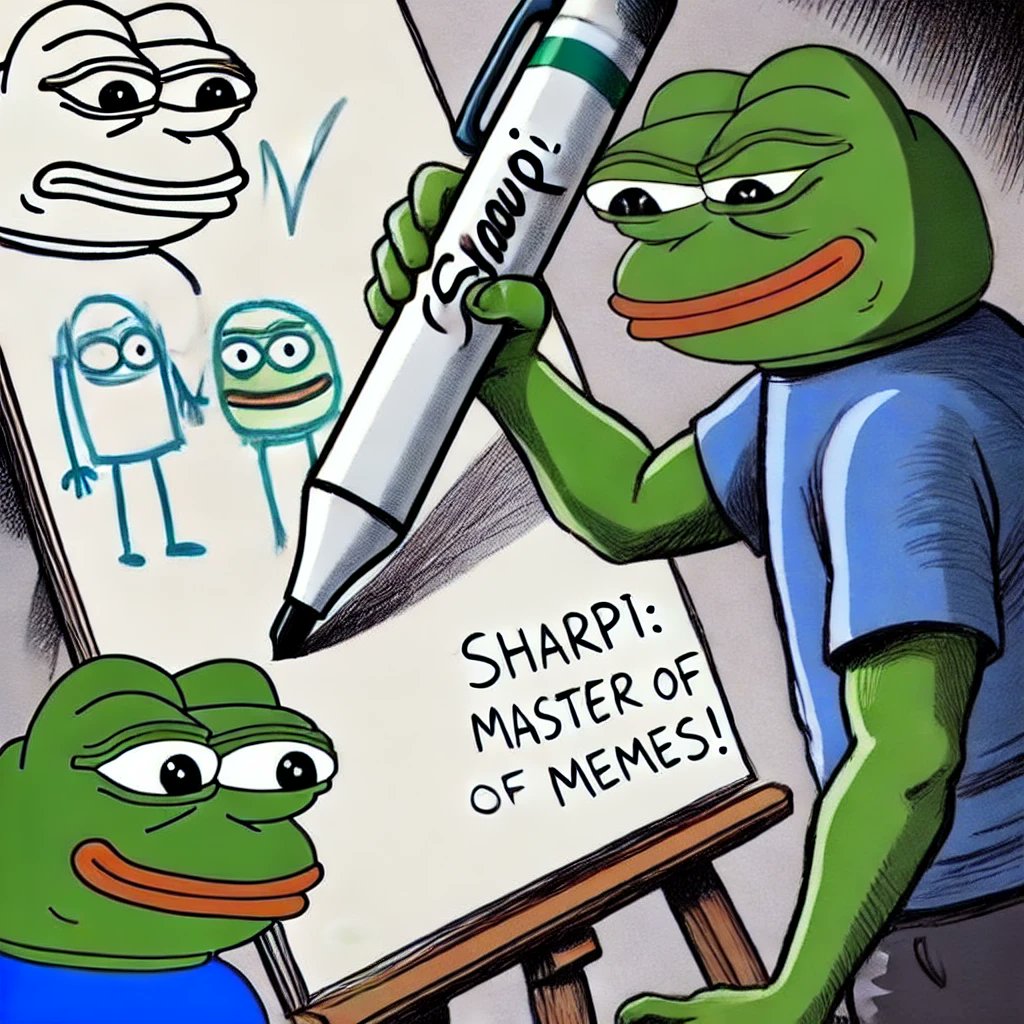 BIGTDoingIt's tweet photo. $Sharpie is only a 40k market cap; join the telegram and you will not understand why. 10x incoming get in now, $10, $20, who cares community is everything. The DEV HAS SHOWN HIS FACE. HE STREAMS EVERY DAY. He is the man. :) 🚀🚀🚀🚀🚀 #sharpie #sharpiecoin #Crypto #memecoinsol https://t.co/i3yAqIoTYQ