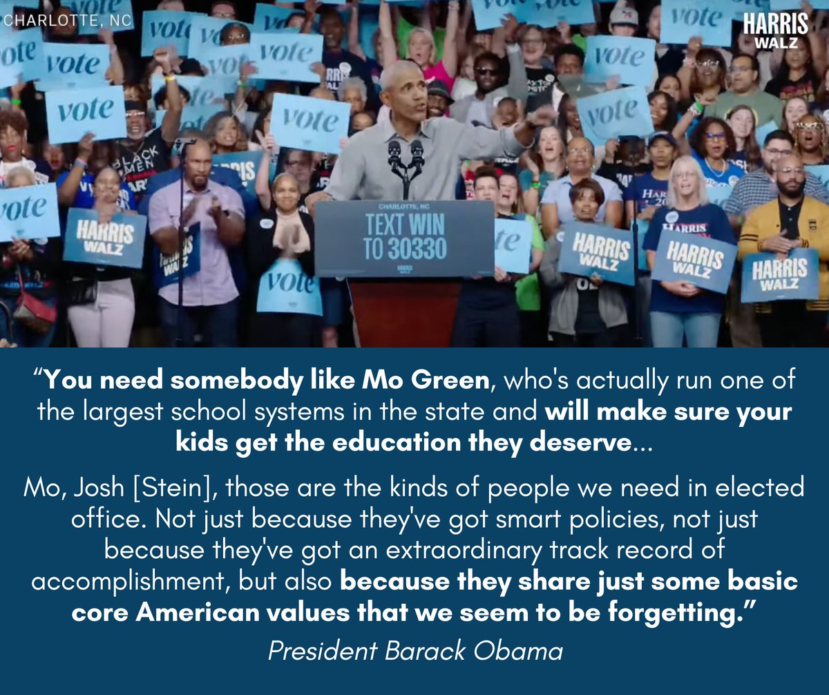 Mo Green for NC tweet media