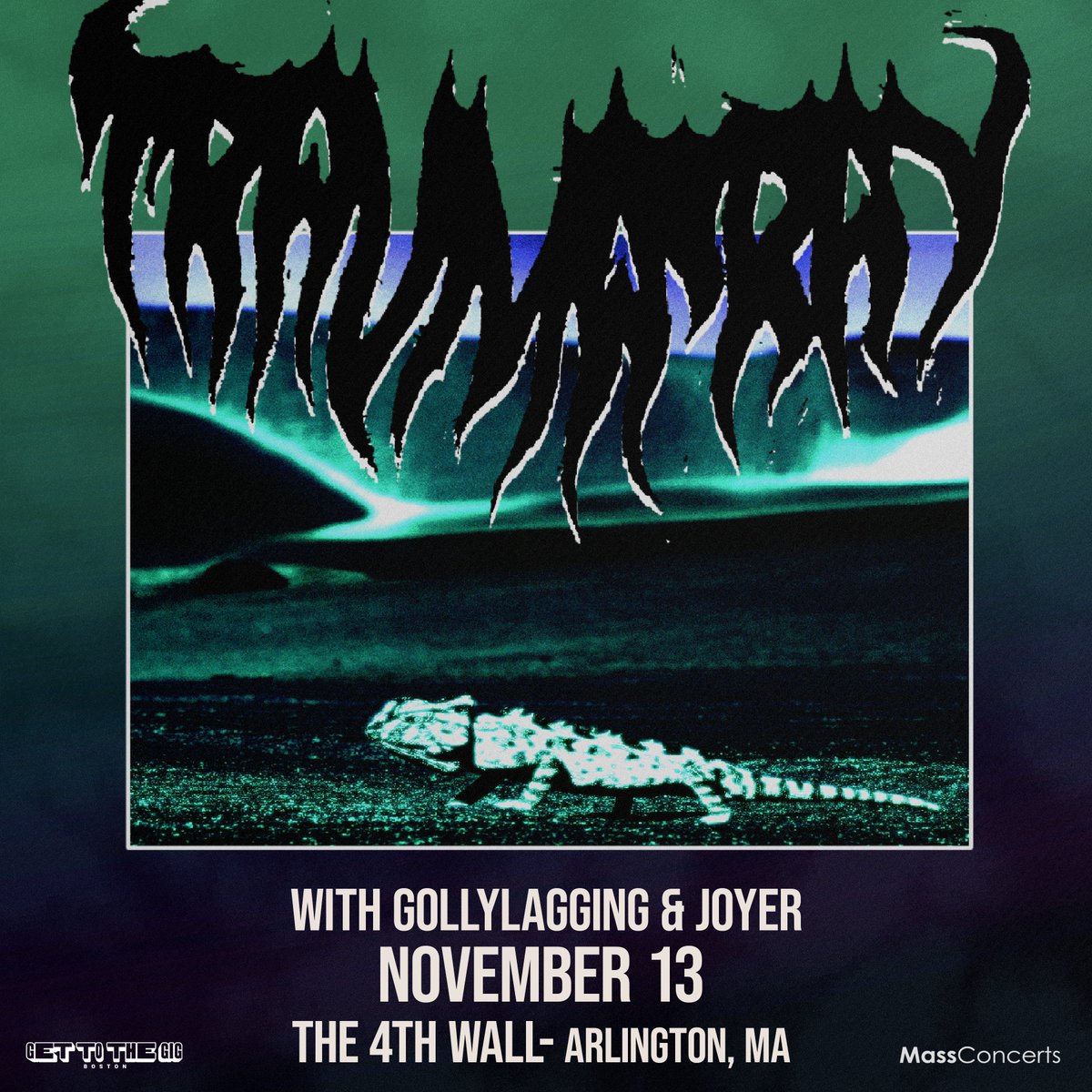 Get To The Gig Boston (@get2thegigbos) on Twitter photo YO <a href="/gollylagging/">Gollylagging</a> is hopping on the <a href="/trauma_ray/">trauma ray</a> show at The 4th Wall with <a href="/joyerband/">Joyer</a> in a couple weeks!
You gotta see this insane lineup! Get 🎟: seetickets.us/event/trauma-r… YO <a href="/gollylagging/">Gollylagging</a> is hopping on the <a href="/trauma_ray/">trauma ray</a> show at The 4th Wall with <a href="/joyerband/">Joyer</a> in a couple weeks!
You gotta see this insane lineup! Get 🎟: seetickets.us/event/trauma-r…