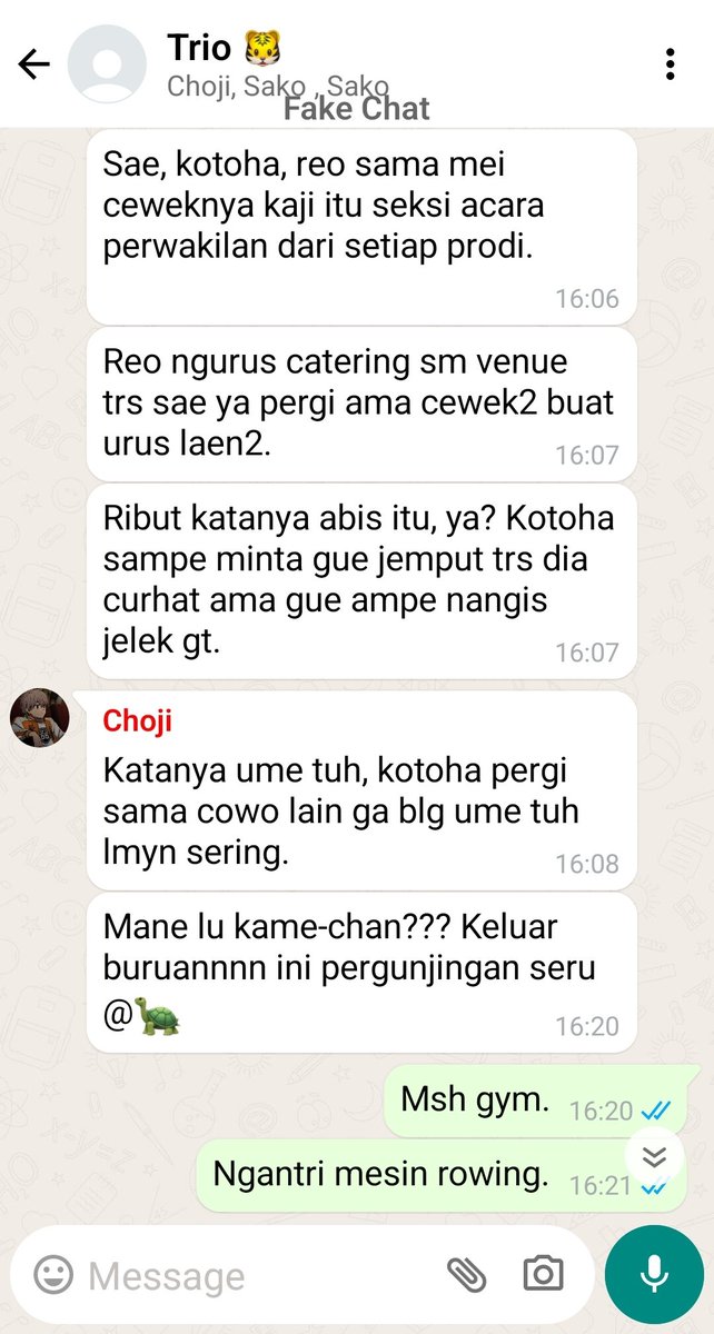 fajrikyoya's tweet photo. 333. Pergunjingan dahsyat trio maung, babak kedua.

Cw // crossover bluelock; reo as cameo (reo ceritanya SBM smt 3). https://t.co/qoi6pcq6vt