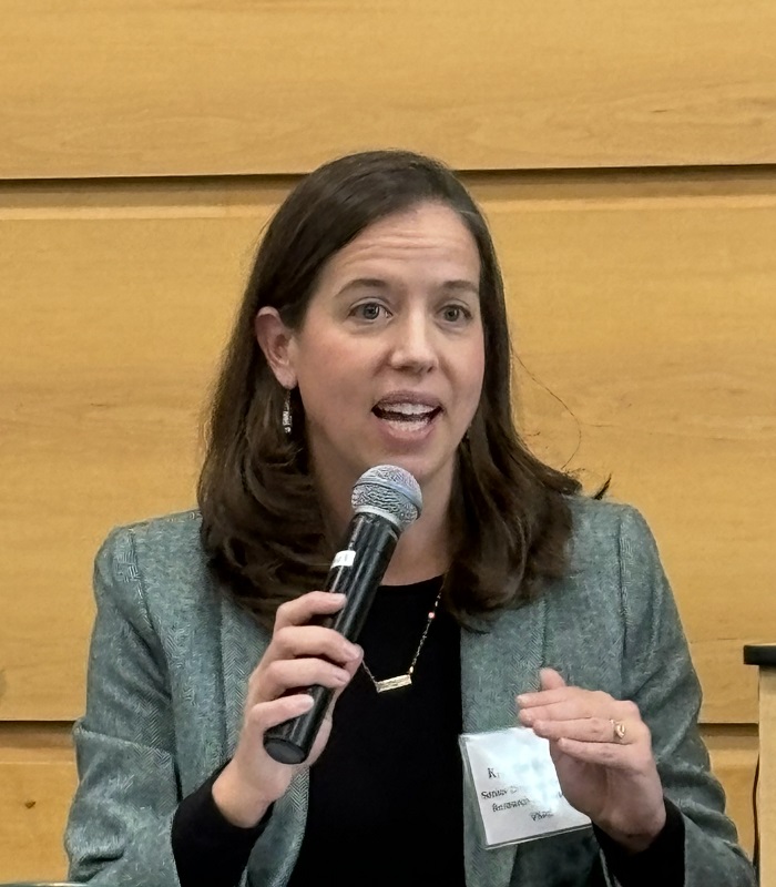 VSAC’s Kirstin Boehm joined educators, employers, and Vermont leaders at Vermont State  University-Randolph to share ideas about building strong communities in  rural Vermont.