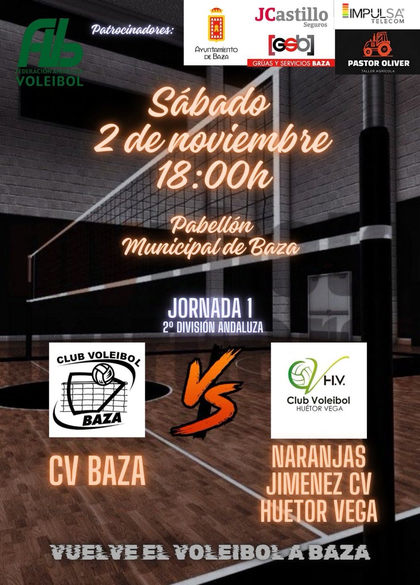 cvbazasenior's tweet photo. Ya tenemos fecha para nuestro debut en la categoría, os esperamos a todos 💪🏻🏐 https://t.co/XUUzTjtHXZ