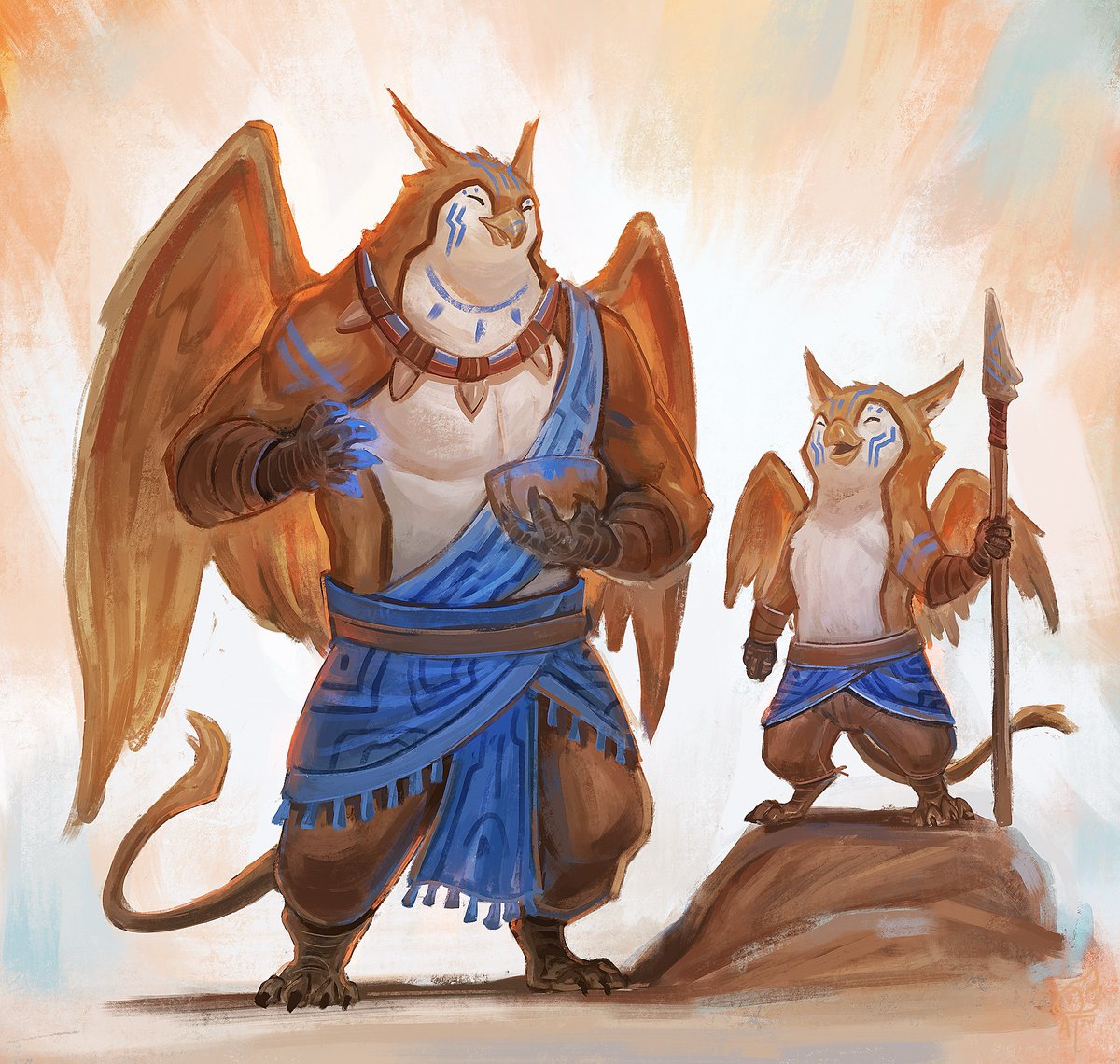 AaronTzw_Art's tweet photo. #weretober 28. Gryphon https://t.co/0vUBmmrNnn