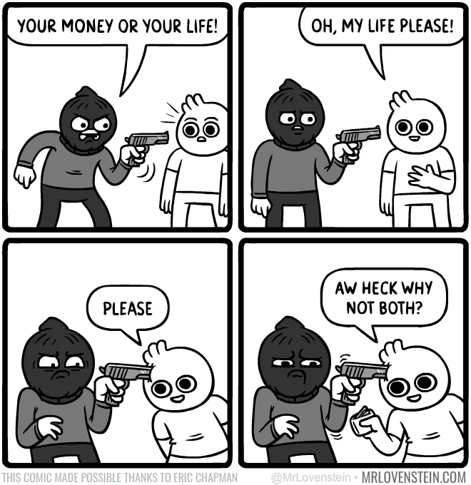 money or life 