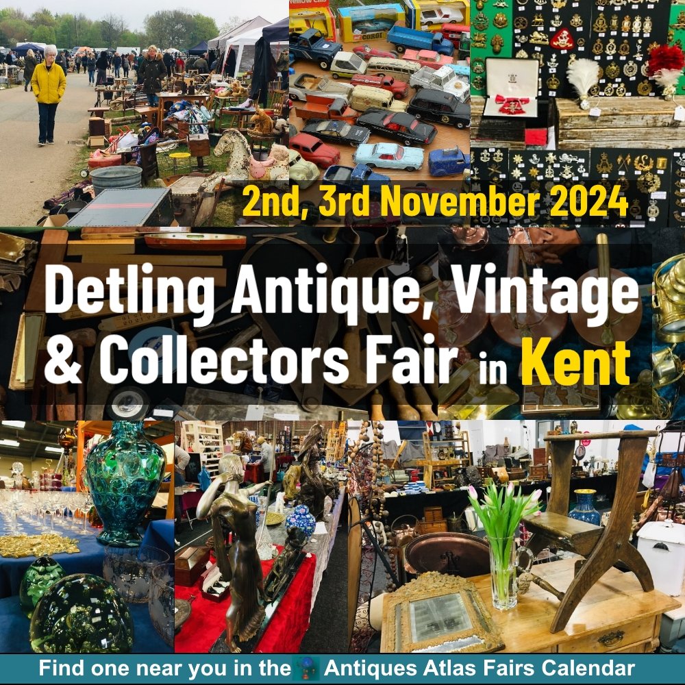 antiques_atlas's tweet photo. 2nd 3rd Nov Detling Antiques, Vintage and Collectors Fair https://t.co/S08It2XiQE up to 300 indoor stands hundreds more outside (weather permitting)
From Organiser From Love Fairs @lovefairs 
#antiquefair #antiques #vintagefair #collectorsfair #detling #salvagefair #collectorfair https://t.co/LOK1iiS0L6