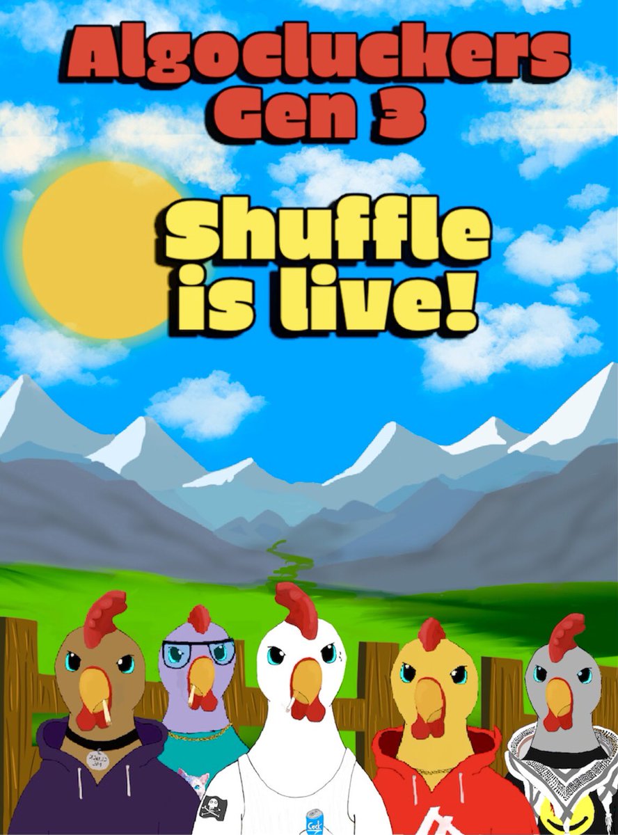 🐓🔊Check out the <a href="/AlgoCluckers/">AlgoCluckers</a> Gen 3 shuffle (ARC19 + prizes + bounties)

algocluckers.com