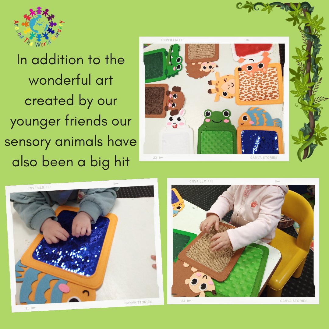 It's been all about animals in #Edinburgh

In addition to the wonderful art created by our younger friends attending our social enterprise nursery, our sensory animals have also been a big hit 🥰