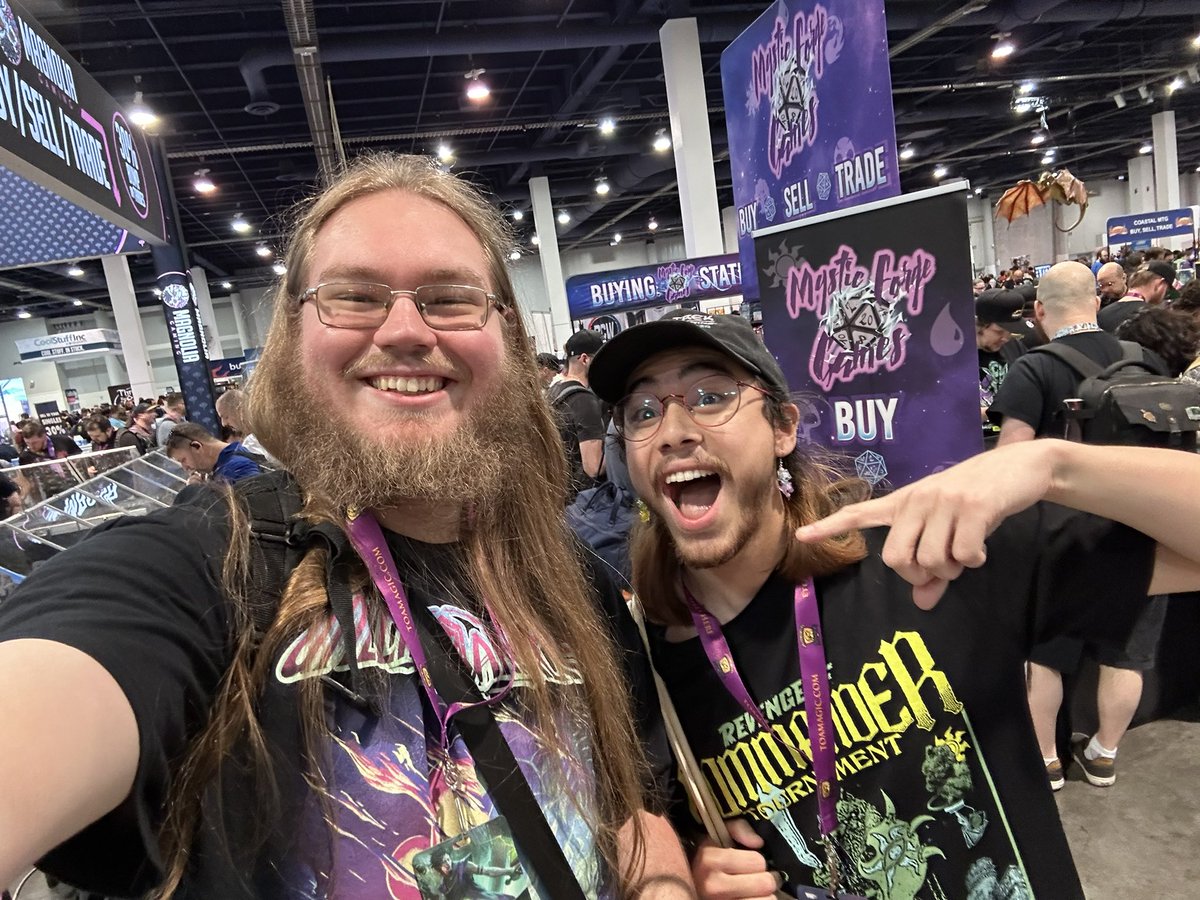 bigb0790's tweet photo. #MCVegas with @SmoothBrainEdh was another great trip! Awesome games, awesome people, and awesome memories. Thank you to everyone that I met and people i played with for making this the best MagicCon I’ve attended yet!! https://t.co/7s5bSYu8ml