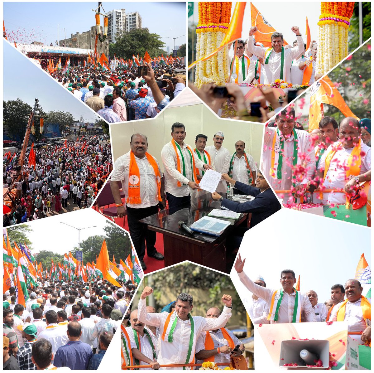 AslamShaikh_MLA's tweet photo. Today, with the blessings and support of Malad residents, I officially filed my nomination my nomination as the Indian National Congress candidate from the MVA alliance for the 162-Malad West Assembly constituency.

I am humbled by the immense love and faith you've shown, and I am truly thankful to every Congress colleague and karyakarta who stood by me today, joining hands in this shared vision.

The strong wave of #MahaParivartan is sweeping through Maharashtra, and with your support, we’ll work toward a brighter future for the state-a future that values every citizen, uplifts every community, and reflects the aspirations of all. Thank you for walking beside me on this journey. With your trust, we’ll make a meaningful difference.

#MaladWest #Nomination #AslamShaikh #Congress #Mumbai #HaathBadlegaHalaat #MaharashtraAssemblyElections2024 
#INCMaharashtra #IndianNationalCongress