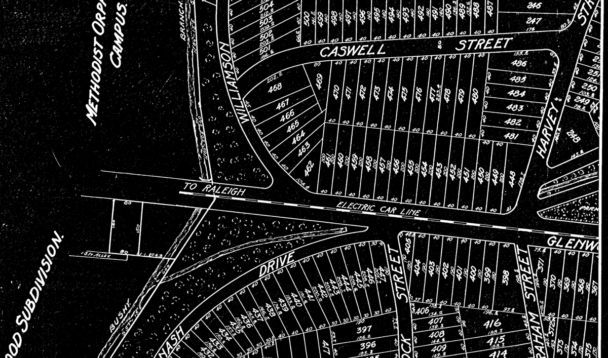 In 1920, Raleigh, a developer proposed a new development. It involved tearing down trees, structures, paving new streets, and creating loads of density. That developer created lots that don't comply with Today's UDO under current zoning.

That developer(s) CREATED Hayes Barton.