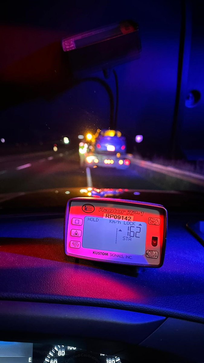RCMPNB's tweet photo. On Oct. 25, #RCMPNB Traffic stopped 3 drivers on Route 2 near #StBasile for speeding. The speeds were 155 km/h in a 100 km/h zone, and 174 km/h & 162 km/h in a 110 km/h zone. Each driver received a $604.50 fine, and each vehicle was impounded for 7 days. https://t.co/G2SL2ZiZ4U