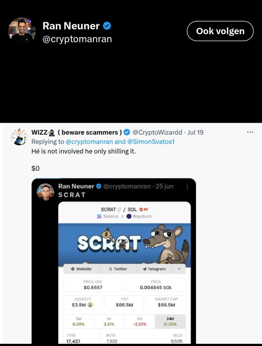 WIZZ🥷 ( beware scammers ) tweet media