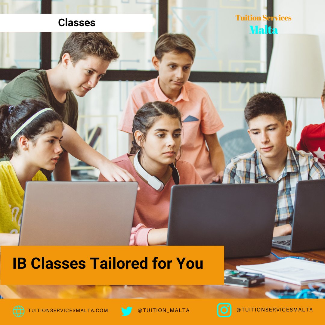 Tuition_Malta's tweet photo. 🎓 IB Classes Tailored for You! 🎓 At Tuition Services Malta, we understand that each student has unique needs. Our IB classes are designed to help you excel in your studies while building confidence and skills for the future. https://t.co/UKUfnwzIl0