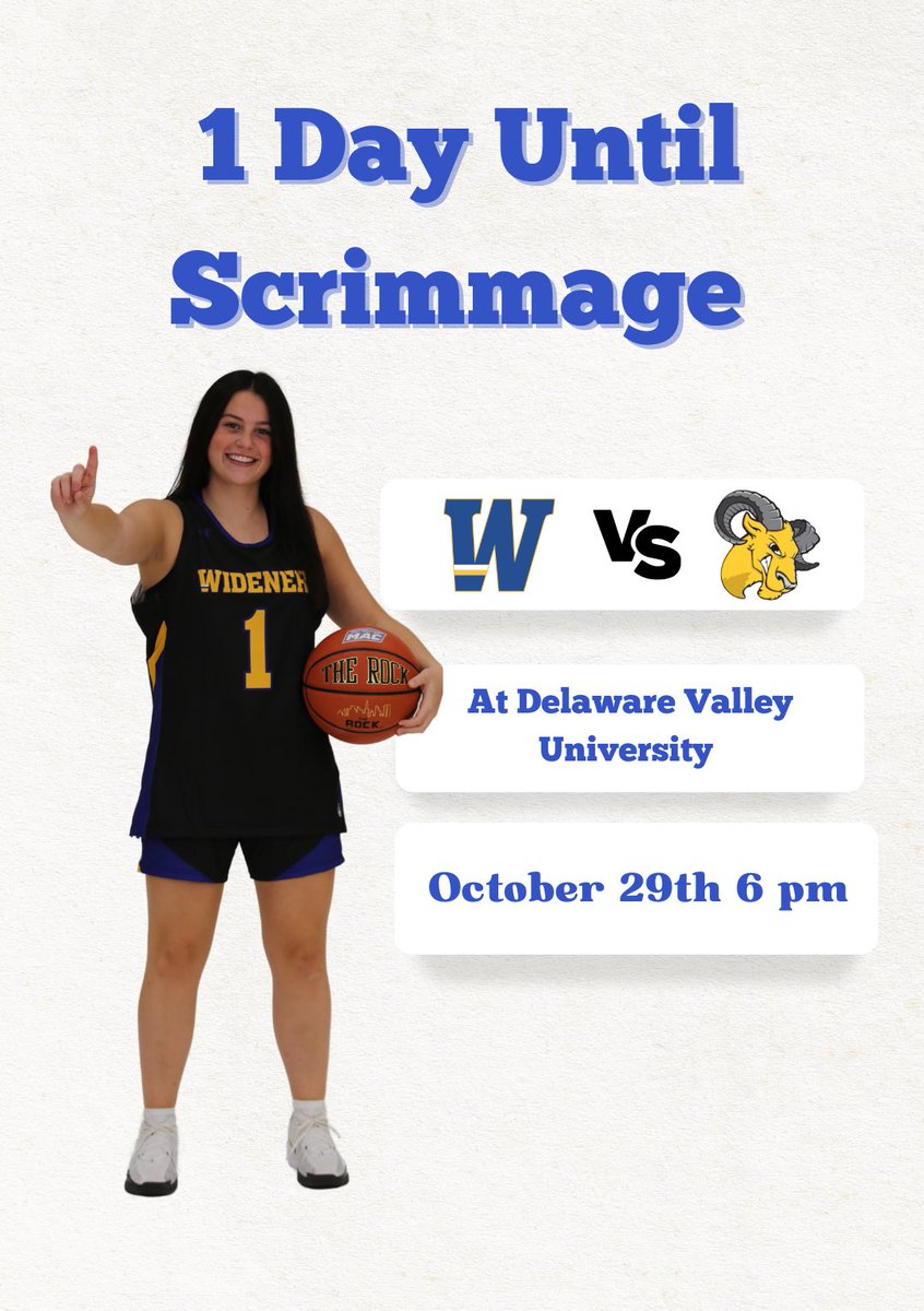 Just one day away from out first scrimmage against DelVal! #GoPride