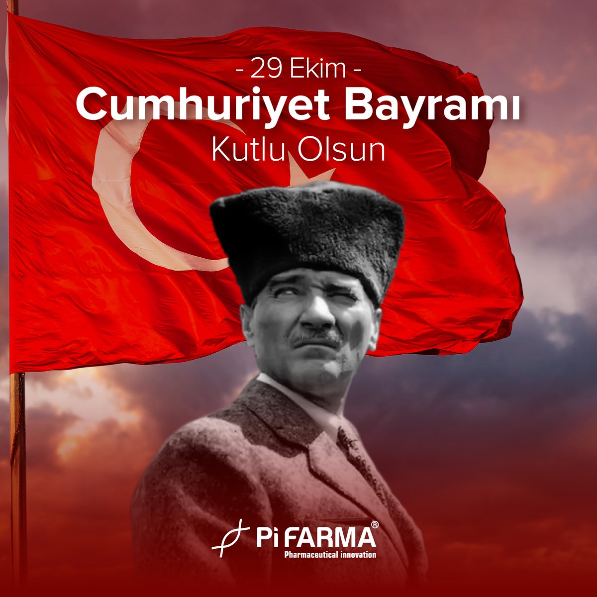 29 Ekim Cumhuriyet Bayramımızın 101. Yılı Kutlu Olsun.

#pifarma #29Ekim #CumhuriyetBayramı #29EkimCumhuriyetBayramı
#cumhuriyetin100yılı
#mustafakemalatatürk