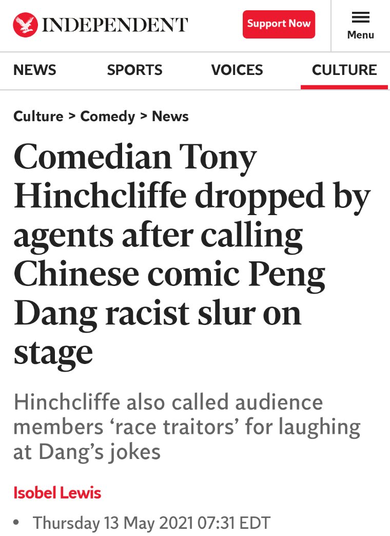 rhonda_harbison's tweet photo. @AOC @funkster1025 https://t.co/WPd1HNGngv
Comedian Tony Hinchcliffe dropped by agents after calling Chinese ... https://t.co/otCWexdgRD