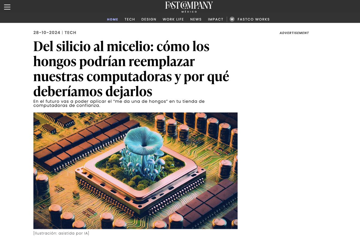 ¡Estoy emocionado! Una de mis tres revistas favoritas de toda la vida es <a href="/FastCompany/">Fast Company</a>  y hoy, gracias a Lizette Zavala y Armando Tovar  les comparto la primera colaboración con  <a href="/FastCompany/">Fast Company</a>  México.  Disfruten:

fastcompany.mx/2024/10/28/sil…