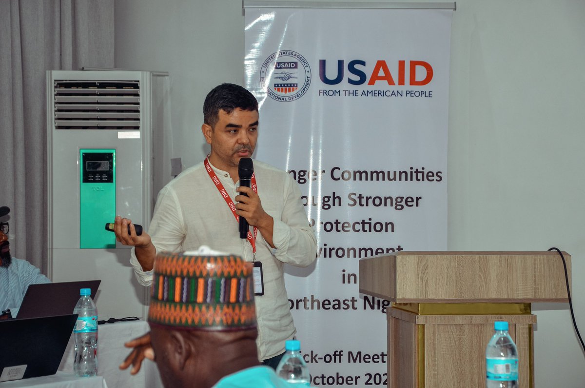 DRC_NGA's tweet photo. On Oct 15-16, 2024, @DRC_NGA held a kick-off meeting in Maiduguri for the @USAIDSavesLives-funded project 'Stronger Communities through Stronger Protection Environment in Northeast Nigeria.' In collaboration with NRC, FHI360, PUI, CBI &amp; GISCOR, stakeholders aligned and onboarded. https://t.co/bxDGLzG9lV