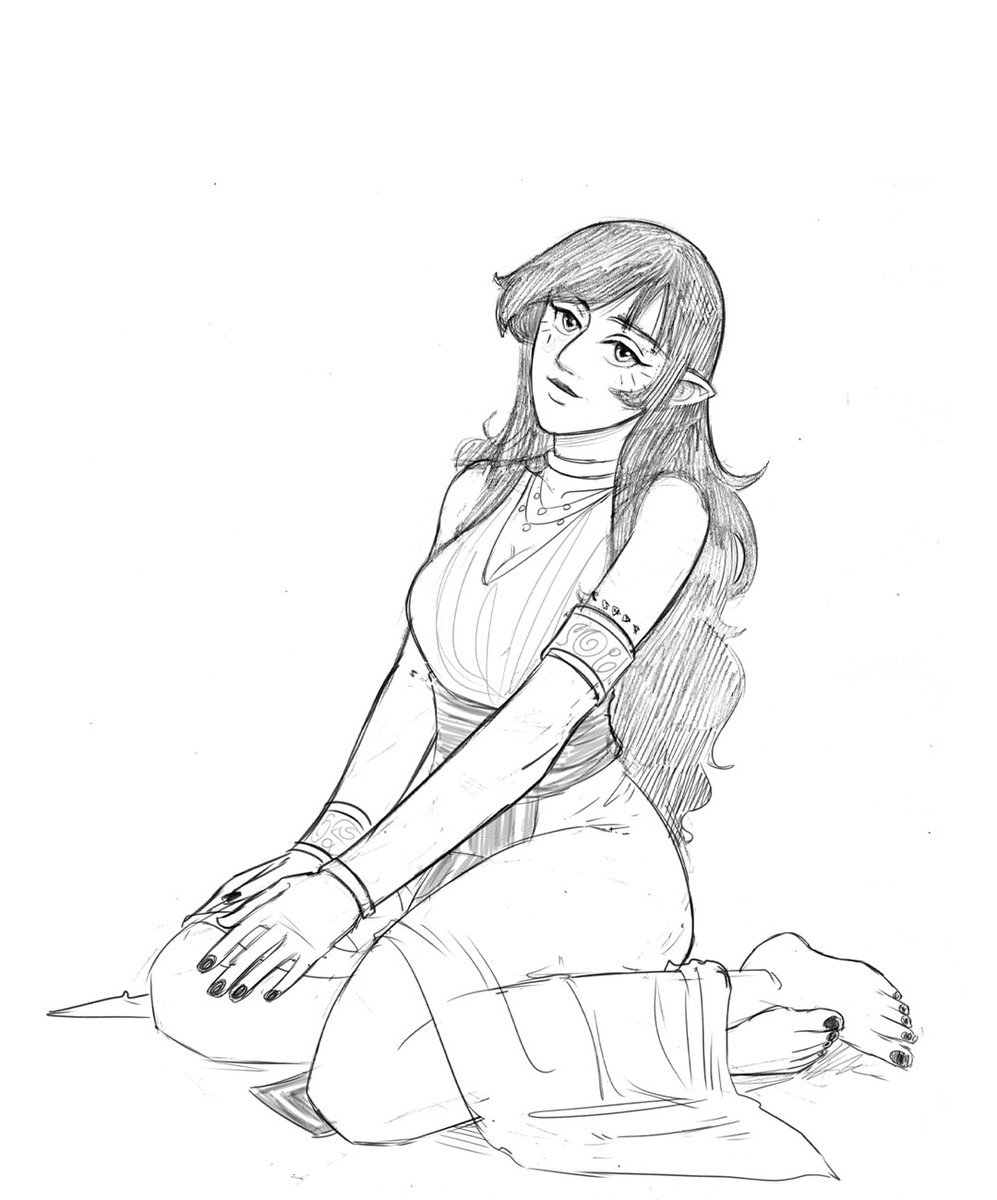 I like how this sketch came out.

#loveisariddle #drawing #sketch #pencil #pencildrawing #yuri #manga #webtoon #comic