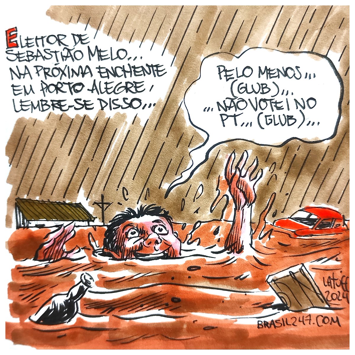 Eleições em Porto Alegre - Por <a href="/LatuffCartoons/">Carlos Latuff</a>
