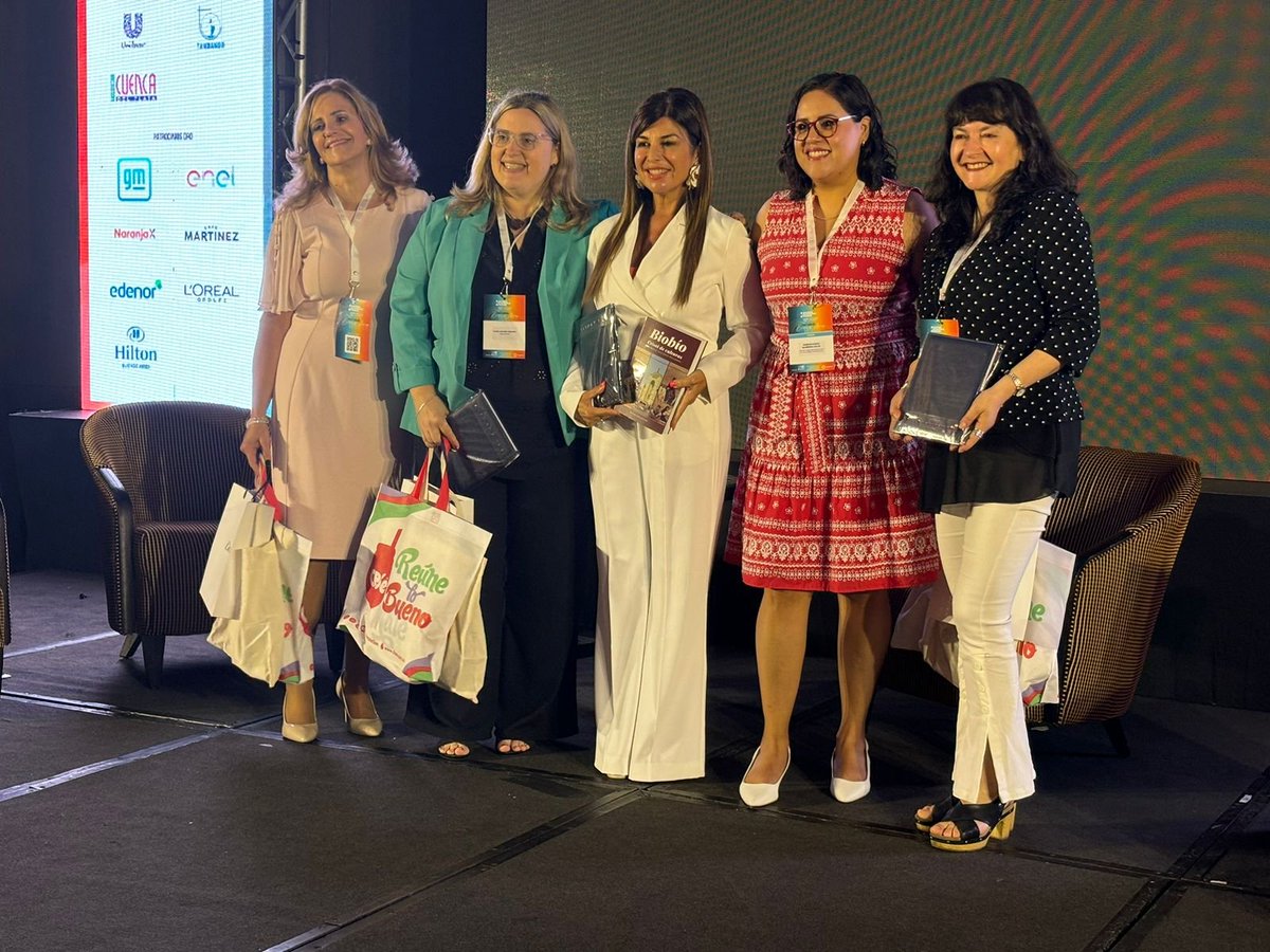 vrim_udec's tweet photo. Vicerrectora #VRIMUdeC, @xagauche, participa en @WefArgentina en panel "Universidades de la región. Acciones de sustentabilidad y de género", con ponencia Vinculación con el Medio: misión universitaria con pertinencia territorial nacional e internacional. El caso @udeconcepcion. https://t.co/vewXs8e9bU