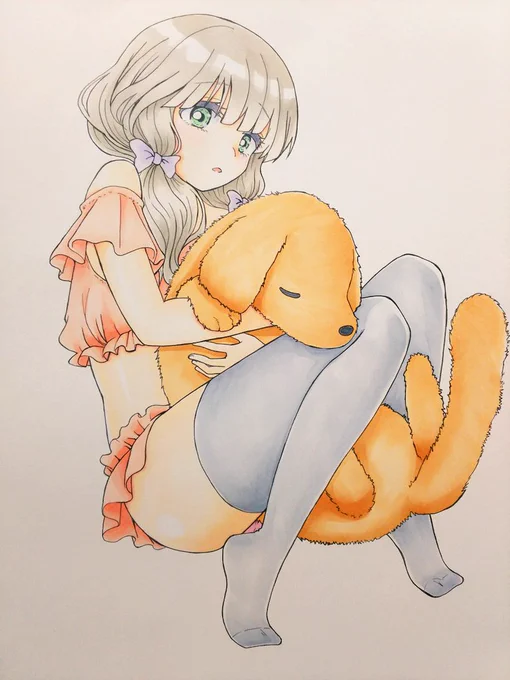 懐かしいアナログ絵たち(4年前かな?)この頃はハイライトが大きめでしたね。 