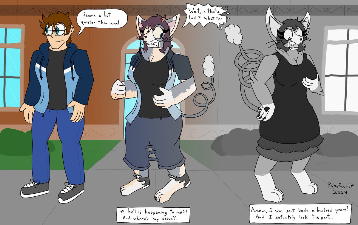 PokefanTf's tweet photo. Sure is fun being suddenly dumped a hundred years in the past. Especially when it ends in you being a star from that time period. Here's hoping I can find my way back...

Colored alt on my Bsky!

(#Octransfur Day 28 - Mute)

#TFEveryday #transfur https://t.co/RofuMV84wI