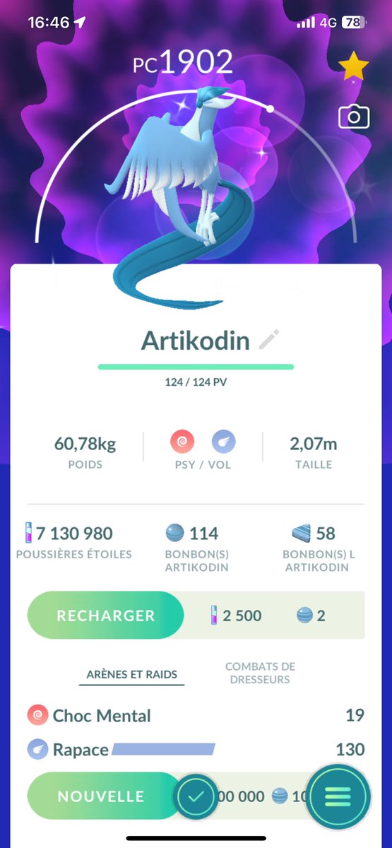 PokeRyan08's tweet photo. OMGGGG i just caught shiny articunoooo 🥰🔥
#PokemonGo #PokemonGoApp #Pokemon #ShinyPokemon #ShinyCheck https://t.co/3yFfDMv5l4