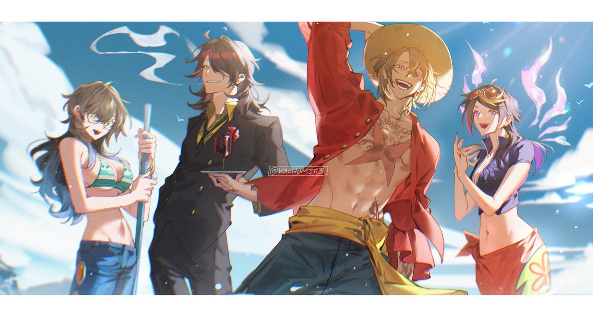 🏴‍☠️👒 
#Luxiem #Ikenography #Akurylic #drawluca #YaminoArt