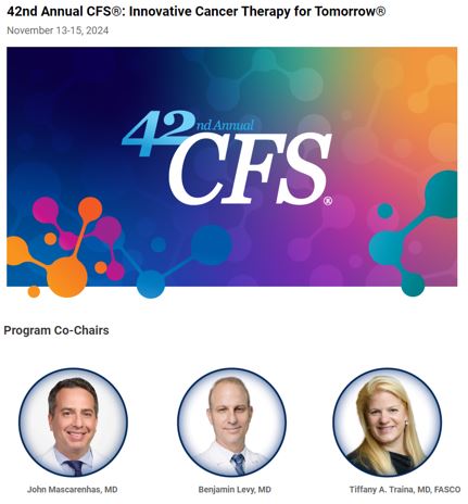 The Tisch Cancer Institute (@tischcancer) on Twitter photo There is still time to register for <a href="/gotoPER/">PER</a> Chemotherapy Foundation Symposium, Nov. 13–15! 
Use code CFSSAP for 50% off for this #CME opportunity! 
Program Co-Chairs: <a href="/benlevylungdoc/">Benjamin Levy</a>; Tiffany Triana, MD; John Mascarenhas, MD gotoper.com/courses/chemot… There is still time to register for <a href="/gotoPER/">PER</a> Chemotherapy Foundation Symposium, Nov. 13–15! 
Use code CFSSAP for 50% off for this #CME opportunity! 
Program Co-Chairs: <a href="/benlevylungdoc/">Benjamin Levy</a>; Tiffany Triana, MD; John Mascarenhas, MD gotoper.com/courses/chemot…