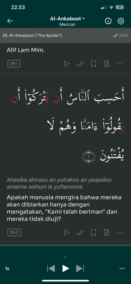 adewinbw's tweet photo. @ccarameliana In my case, ada satu tamparan yg buatku sadar, di surat Al - Ankabut (29:2-3). Bahkan para Nabi yg sudah dijamin surga aja tetep dikasih ujian oleh Allah, apalagi kita umat akhir zaman ini. https://t.co/xnqIglZGOM