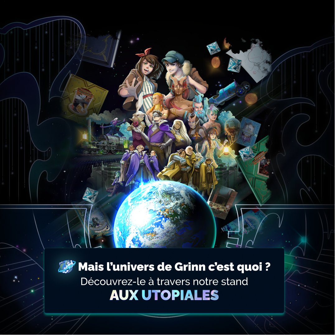 Retrouvez-nous aux #Utopiales !
Nous serons au pôle #jeuvidéo <a href="/atlangames/">Atlangames</a> où vous pourrez nous rencontrer et tester notre démo sur Shadowpiercer. 🎮

Nous serons aussi au pôle ludique <a href="/ludinantes/">Ludinantes</a> pour vous faire tester notre jeu de rôle “Le monde de Grinn”! 🎲