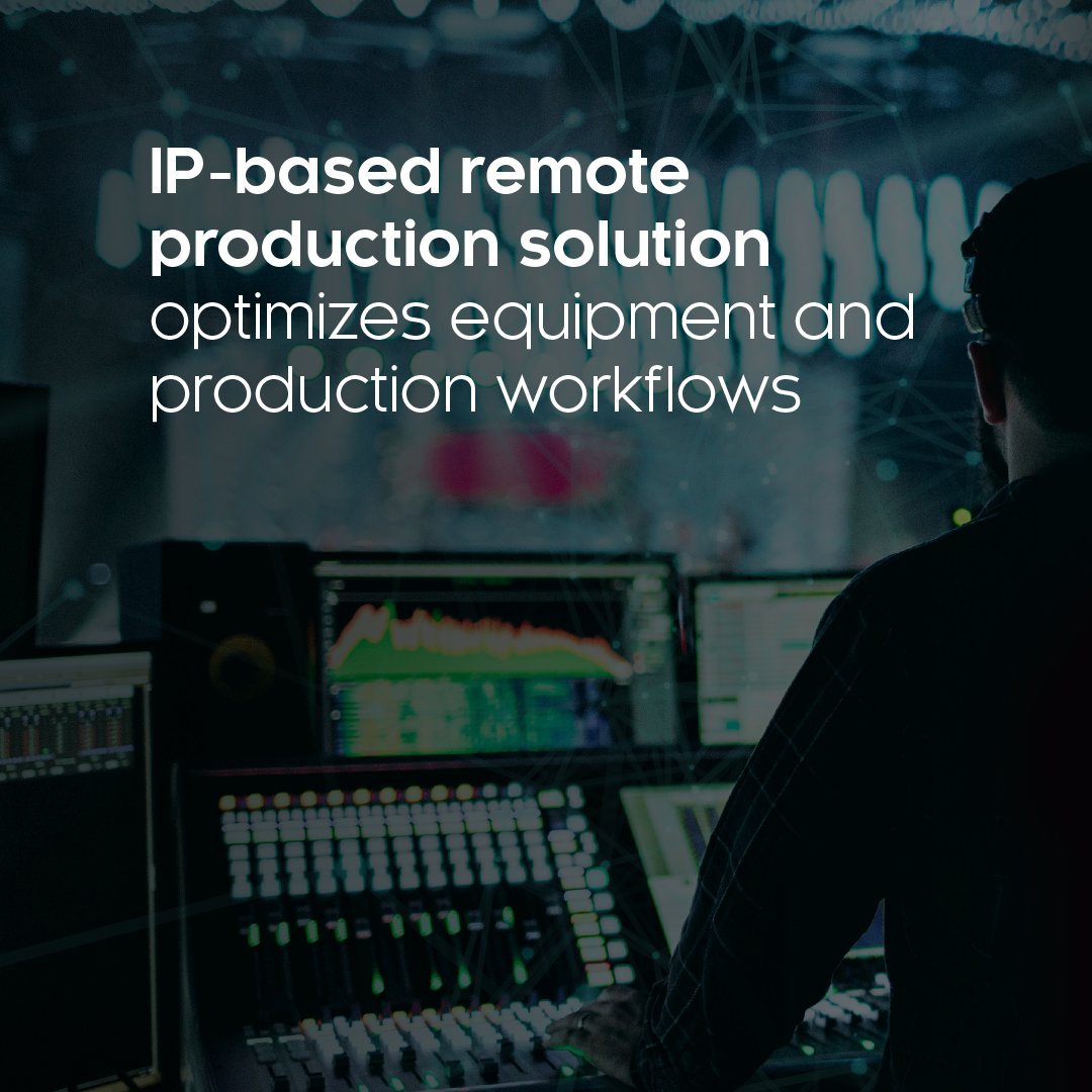 nevioncorp's tweet photo. Portuguese broadcaster SIC is fully benefitting from an #IP-based #RemoteProduction solution.
#NetworkedLive was core to the solution delivered by Nevion.
Discover more about the project:
https://t.co/0SlJVdg1Jw https://t.co/rKhvZMN4xU
