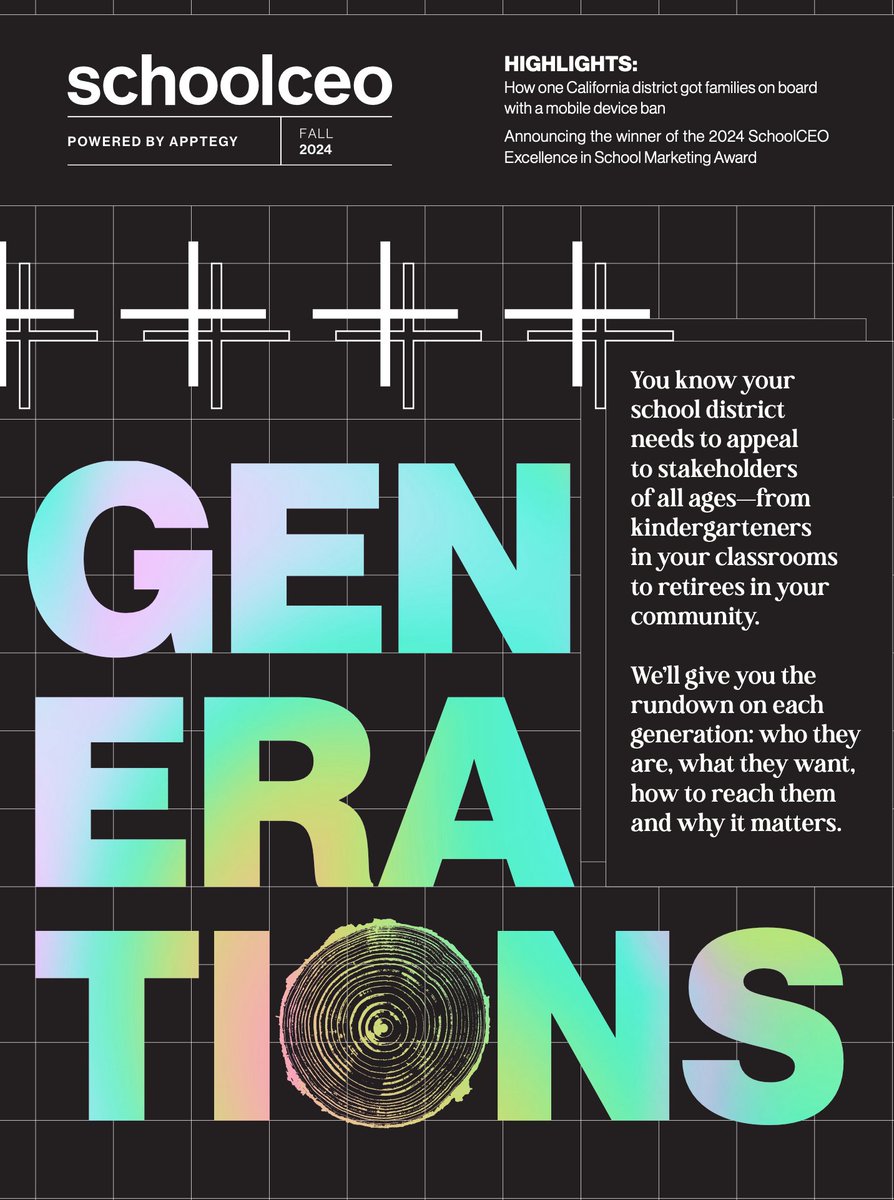 Our 🍁fall issue🍂 is all about generations and how to connect people of all ages with your school system and with each other.

Read the digital magazine here and keep an eye out for the print edition hitting your mailbox soon! 💌✨ schoolceo.com/fall-2024/