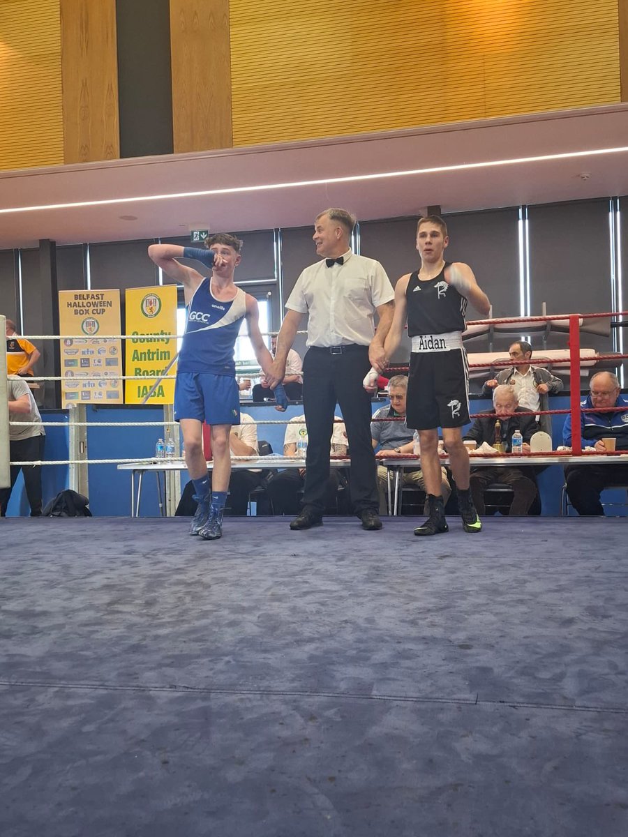 A day of mixed results for the young Mac team… 1 new Halloween Box Cup champion 🥇 in Jude Reily, with 3 runner ups in Odhran McComb 🥈, Pancho Walsh 🥈 and Garoid Monaghan 🥈 … the lads gave it their all and should be proud of themselves 👏 👏 👏