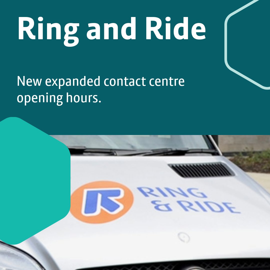 BeeNetwork's tweet photo. From today [28 October], new extended opening hours will be in place for our Ring and Ride contact centre.

You'll be able to contact us for bookings, registrations and cancellations from 7am - 8pm, Monday to Friday and 8am - 8pm at weekends.

Visit: https://t.co/5lDQ7OKFRf https://t.co/HkDw84zkZY