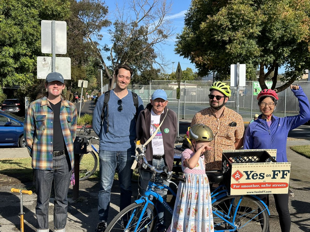 Thanks for all of our amazing canvassers who made it out this past weekend! We have just about a week until Election Day and the energy for safe streets is high ❤️‍🔥