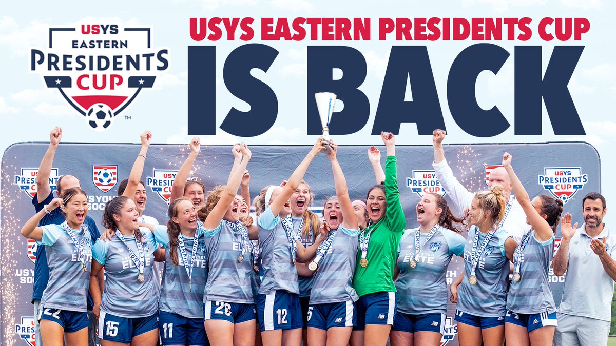 𝐈𝐭’𝐬 𝐎𝐟𝐟𝐢𝐜𝐢𝐚𝐥 🏆

We are thrilled to announce the prestigious US Youth Soccer Eastern Presidents Cup will make its return to Montgomery County in 2025! 

Read more: epysa.org/get-ready-for-…