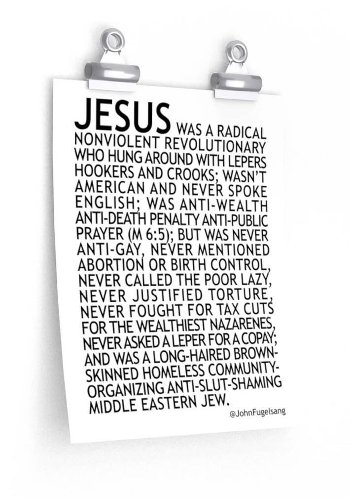 jerryherships's tweet photo. A reminder to those that do the Jesus thing… https://t.co/G52V3JH54s