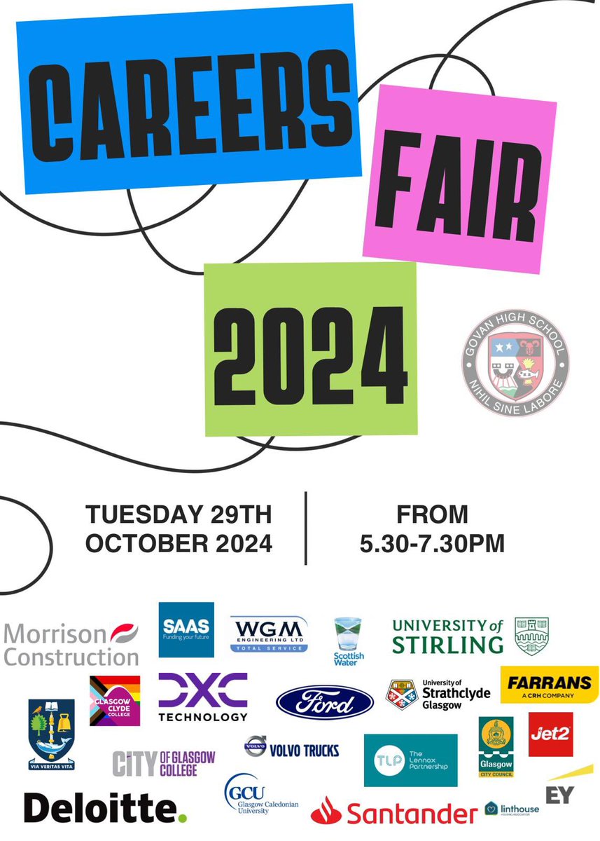 Buzzing about our Careers Fair tomorrow evening with over 35 partners coming in to showcase and support young people’s career aspirations! Hope to see lots of parents there!!
