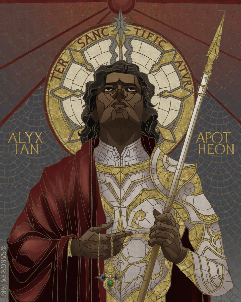 Aight.  Started late, finished late, but we here.  Portrait of Alyxian for <a href="/ExandriaArtists/">Artists' Guild of Exandria</a> 's #AGECalamity project

#criticalrolefanart