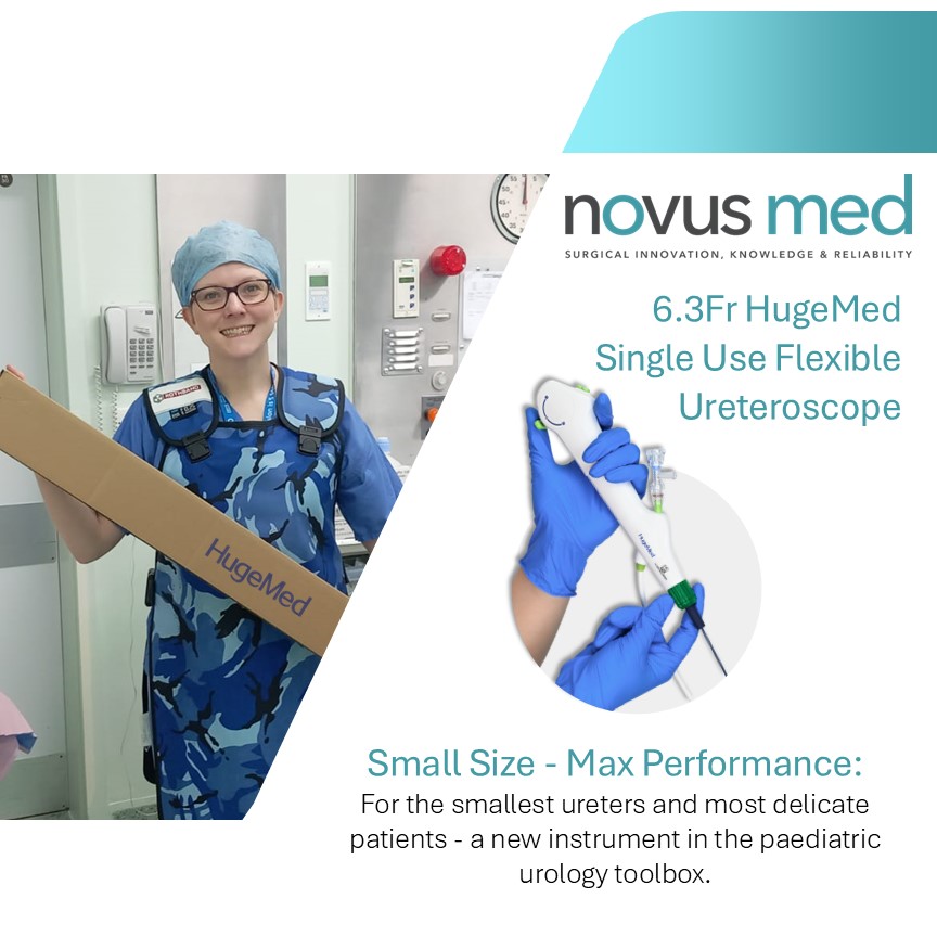 novus med (@novus_med) on Twitter photo In a 🇬🇧 first, the team <a href="/AlderHey/">🏥 Alder Hey 💙</a>, led by consultants Miss Fiona McAndrew & Miss Kaylie Hughes, treated kidney stone pts using a 6.3Fr single-use fURS. The small size of the scope was key, marking a significant step forward in paediatric urology.
#notsoHugeMed
@ShenZhenHugeMed In a 🇬🇧 first, the team <a href="/AlderHey/">🏥 Alder Hey 💙</a>, led by consultants Miss Fiona McAndrew & Miss Kaylie Hughes, treated kidney stone pts using a 6.3Fr single-use fURS. The small size of the scope was key, marking a significant step forward in paediatric urology.
#notsoHugeMed
@ShenZhenHugeMed