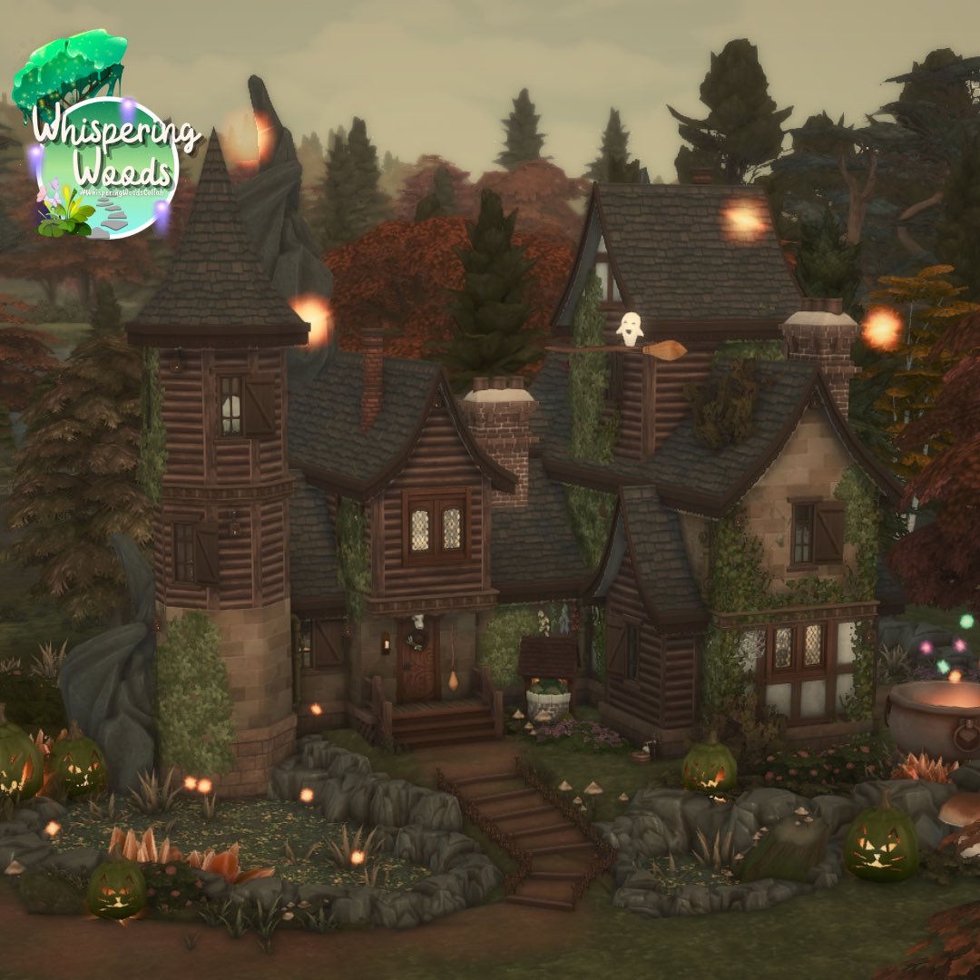 CrackedKyber_'s tweet image. Witch’s house part of #whisperingwoodscollab 🕯️ youtu.be/JpT61XLE9jQ?si… ✨ #thesims4