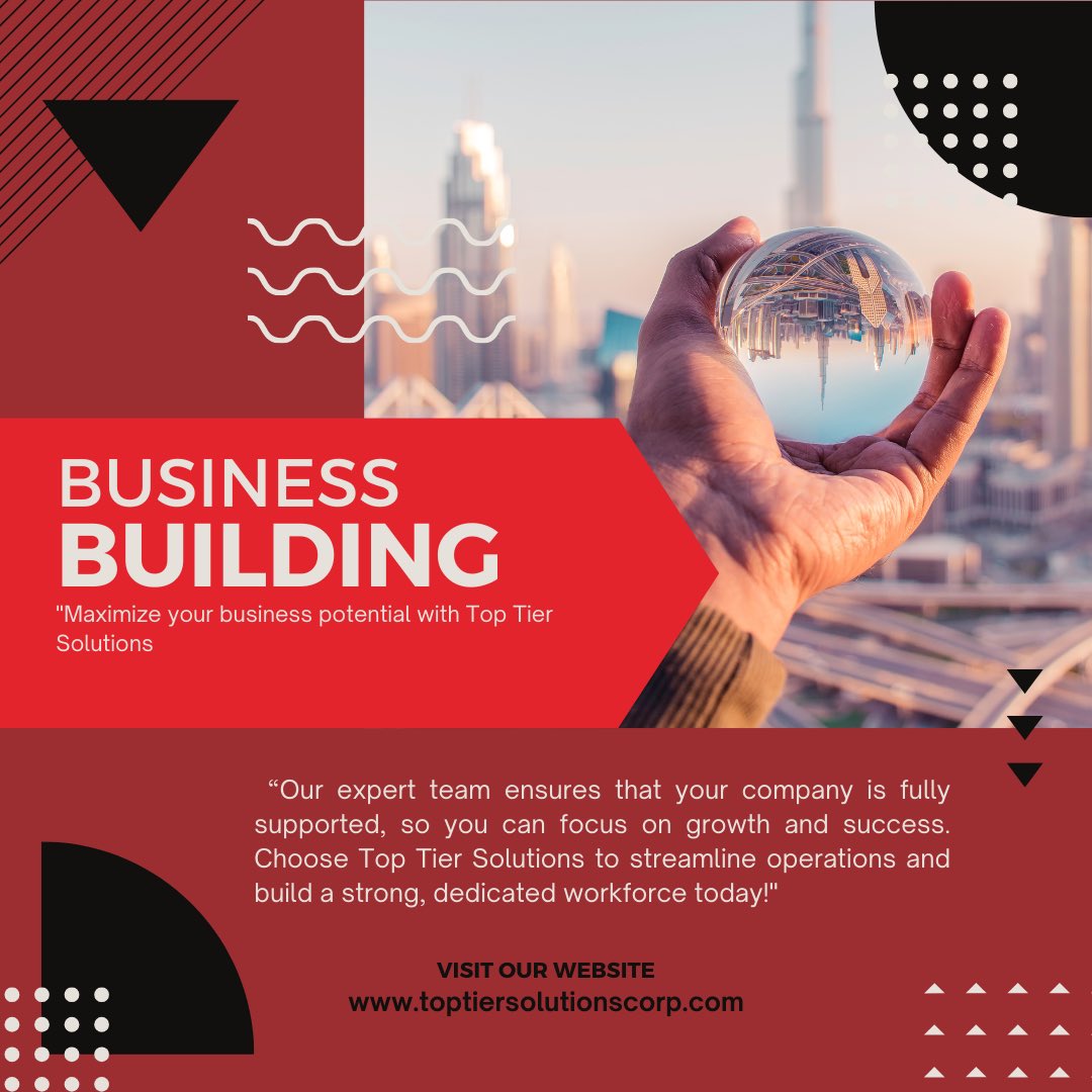 From employee handbooks to certification verification, Top Tier Solutions offers comprehensive business support services tailored to you. 
#BusinessSupport #EmployeeHandbooks #CertificationVerification #OperationalExcellence #TopTierServices