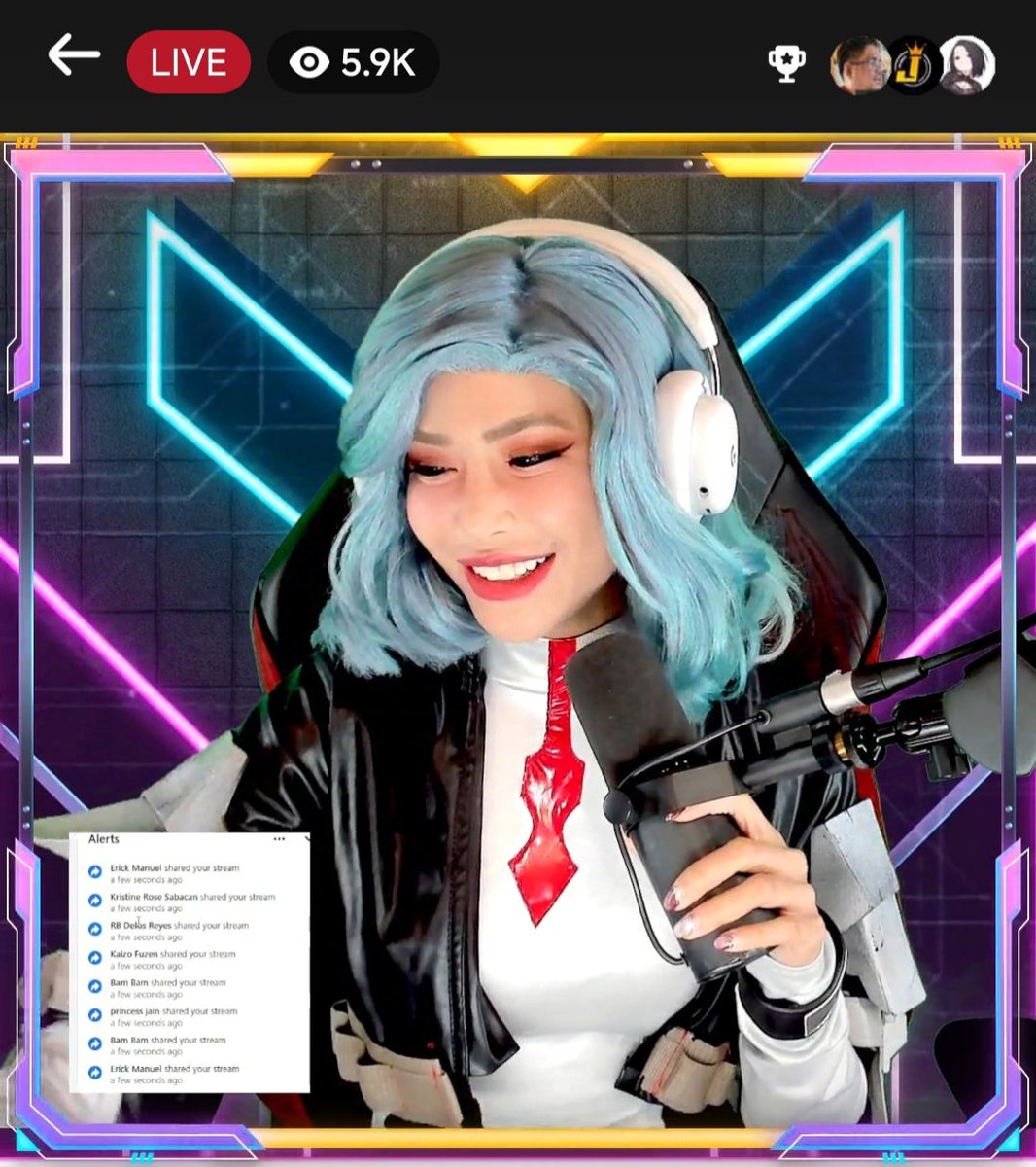 MyrtleGUpdate's tweet photo. #MyrteGailSarrosaUpdate
5.9K+ live viewers on Myrtle Sarrosa's Garena Call of Duty Mobile stream!

#GarenaCODM #CODMmunity #CODMTayo #HordePoint #MyrtleSarrosa https://t.co/L14okPOFp3