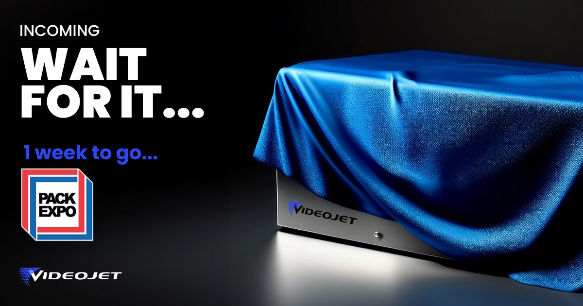 Only 1 week to go! 🚀 Get ready for a game-changing reveal in marking and coding tech at PACK EXPO 2024, Nov 3-6 in Chicago! Don't miss out. ow.ly/9v3R50TUxeX

#PackExpo2024 #InnovationInPackaging #ChicagoEvents #ExpoCountdown