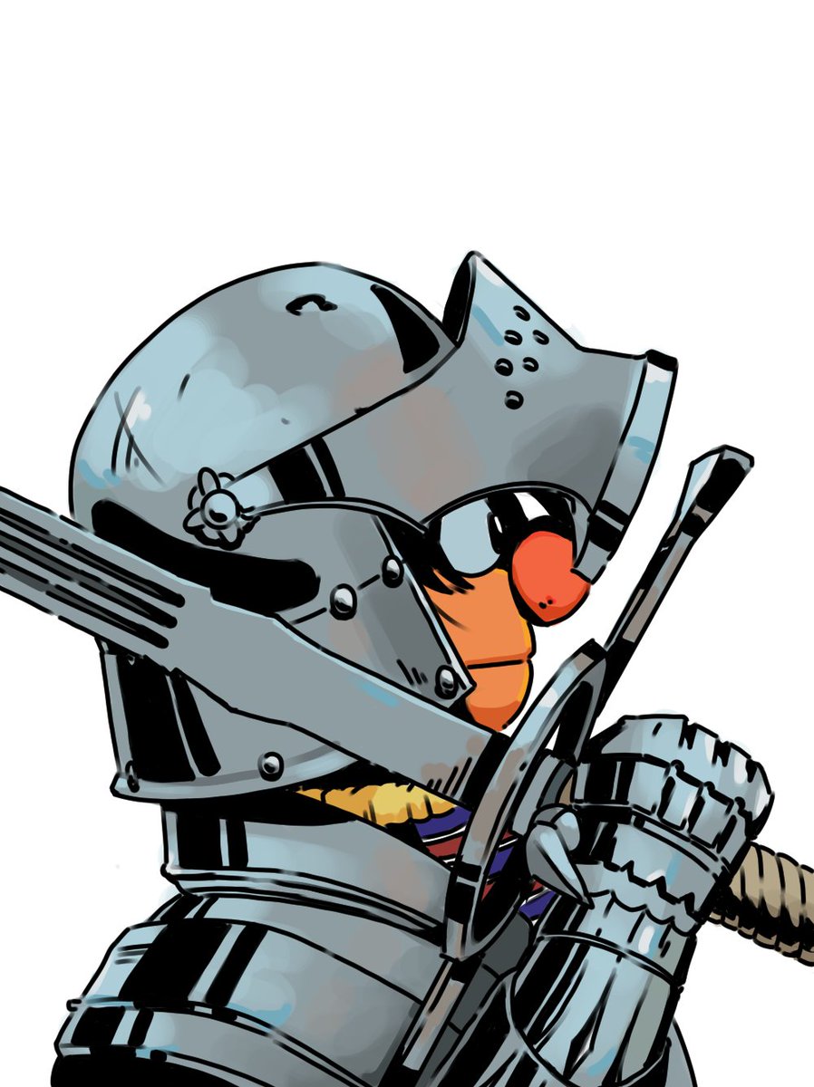 Sir Ernie, hes clearly seen some shit

#illustration