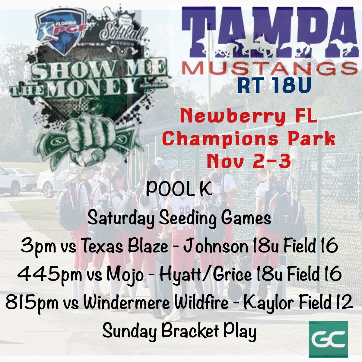 💢SCHEDULE DROP💢 on to the next….. looking forward to the weekend 🥎 Let’s do this!