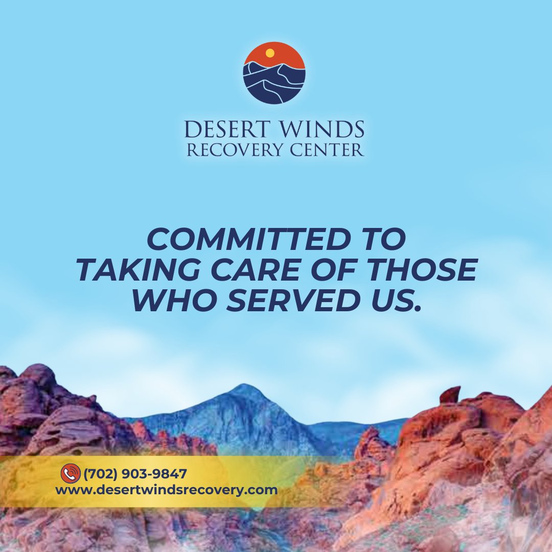 desertwindslv's tweet photo. As we begin a new week, let’s take a moment to honor the remarkable strength our Veterans carry—inside and out. Just like physical health, mental health deserves your full attention.

#VeteranStrong #DesertWindsRecovery #BuiltForThis #RiseAbove #VegasRecovery #SpartanMindset https://t.co/2oxJkNdyfM